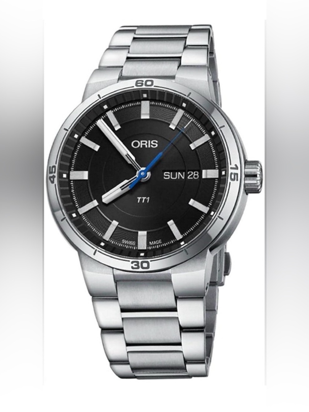 Oris TT1 Men's Stainless Steel automatic watch with Black Dial